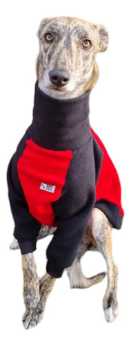 Buzo Pólar Mangas Y Cuello Alto Para Perro  Galgo. A Medida.