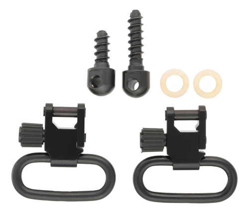 Anilletas Portafusil Correa Para Rifle Esling Sling Qd Adapt Color Negro