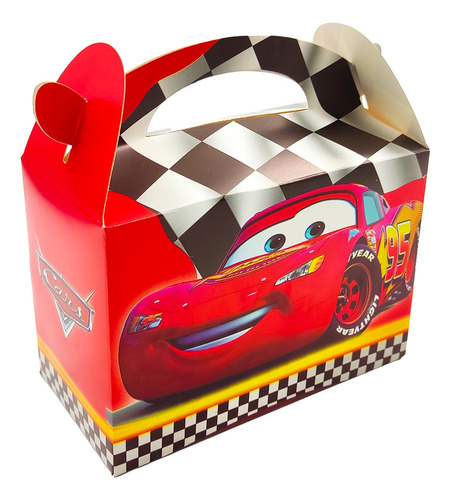 Caja Cajita Feliz Sorpresa X12 Unidades Cars Carros Niño