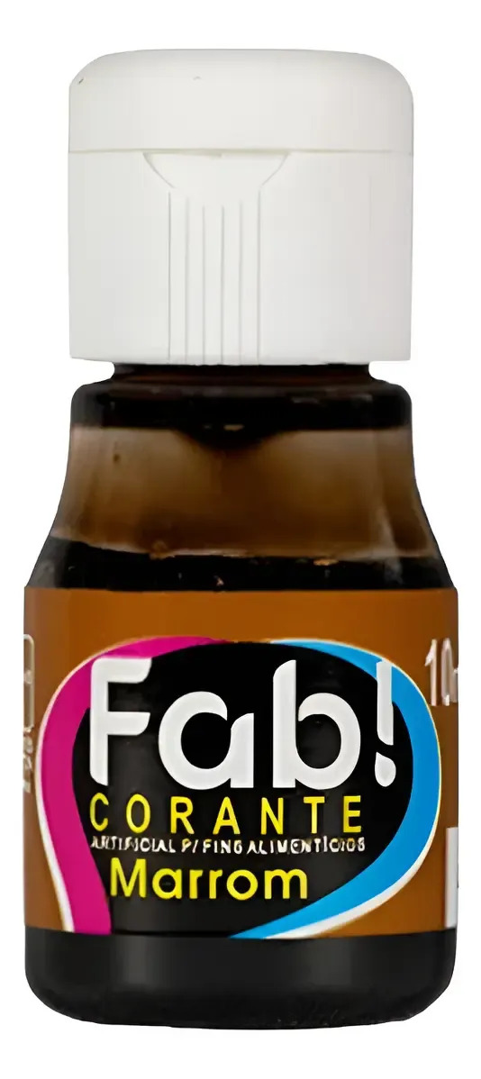 Corante Fab! 10ml Marrom