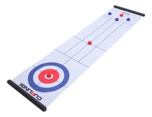 Set De Juego De Mesa Curling, Tapete Grande Interactivo De M