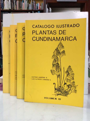 Catálogo Ilustrado De Plantas De Cundinamarca - 4 Tomos