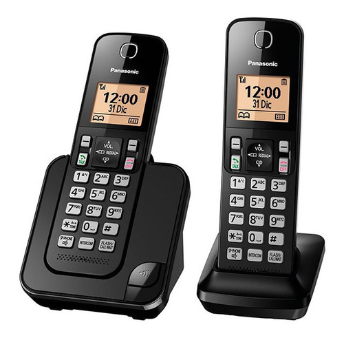 Teléfono Inalámbrico Panasonic 2 Bases + Altavoz + Kxtgc352b