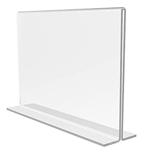 Fixturedisplays® 1pk Soporte Para Carteles De Acrílico Trans