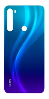 Tapa Trasera Vidrio Repuesto Xiaomi Redmi Note 8 Azul