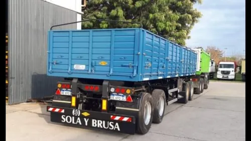 Acoplado Sola Y Brusa , Volcador Bilateral , 4 Ejes. 0km