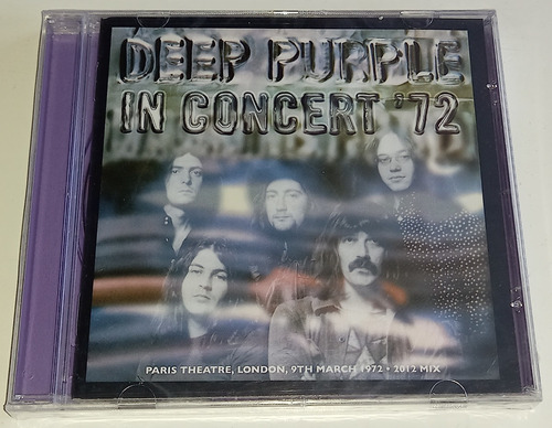 Cd Deep Purple - In Concert ' 72 (lacrado)