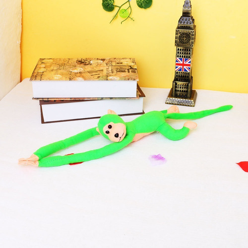 (1) Mono De Peluche Largo Con Brazo De Café