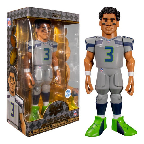Funko Gold Russel Wilson Seattle Seahawks 30cms Pop Premium