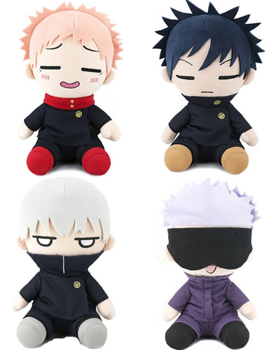 4pcs/set Jujutsu Kaisen Peluche Muñeca Niños Navidad Regalo