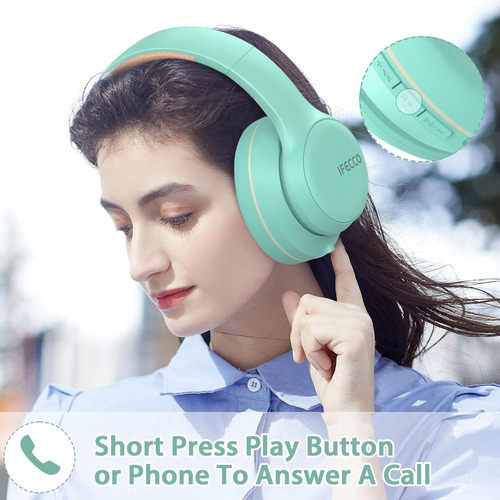 Auricular Inalambrico Bluetooth Estereo Hifi - Verde