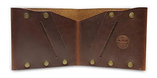 Billetera Fina De Piel Carteras Hechas A Mano Para Hombres