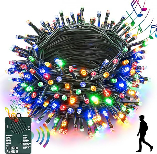 Luces Navideñas Con Bateria 100 Luces Led De Navidad De 33 P