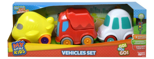 Set 3 Autos Bebé Juguete Infantil Didáctico Regalo