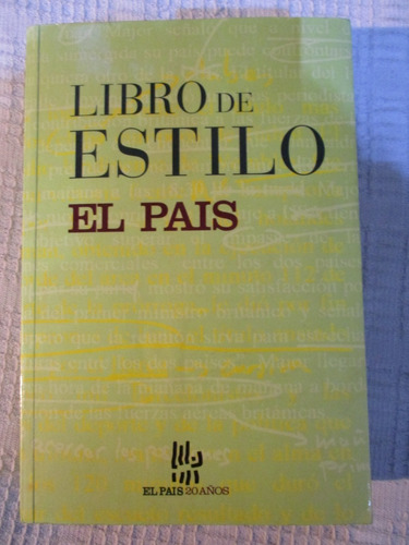 El País - Libro De Estilo - Ediciones El País