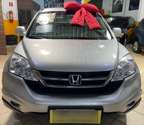 Imagem 2 de 10 de Honda Cr-v 2010 2.0 Gasolina Lx Único Dono Prata
