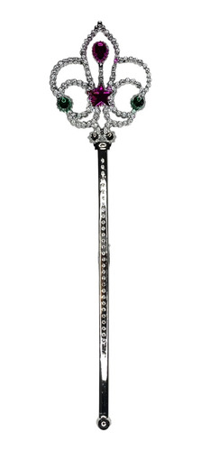 12 Varita Princesa Plata Reina Disfraz Frozen Hada Fiesta