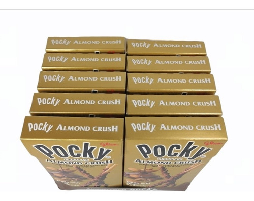 10 Pocky Almond Crush (chocolate Con Trocitos De Almendra)