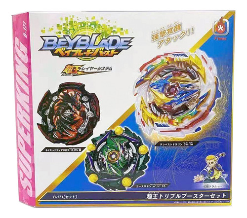 Beyblade B-171 Superking Triple Booster Set