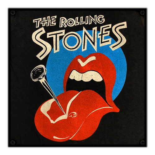 #160 - Cuadro Vintage 30 X 30 Cm / The Rolling Stones Rock