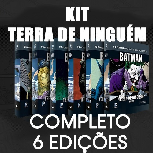 Coleção Batman Terra De Ninguem Completo 1 Ao 6 - Eaglemoss
