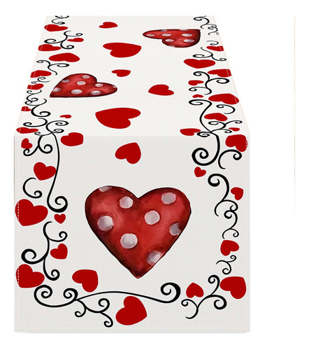 Mesa Ondulada Para El Día De San Valentín, Hogar, Sala De Es