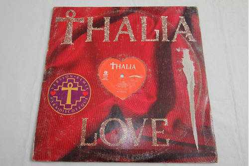 Vinilo Maxi Thalia Love 1993 México Nights Club Mix