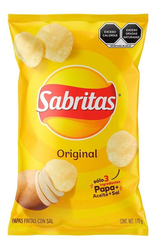 Papas Sabritas Sal 170g