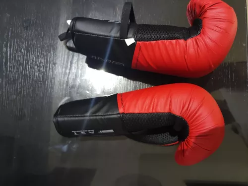 Guantes de boxeo kick boxing junior Outshock 100 rojo