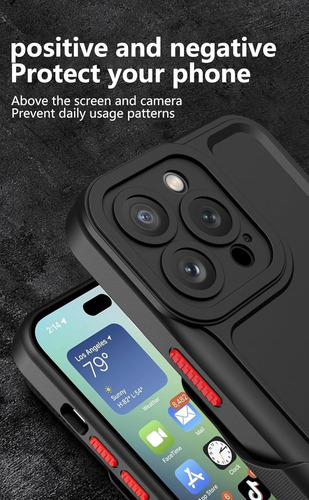 Funda De Uso Rudo Clip Compatible Con iPhone 15 A2846
