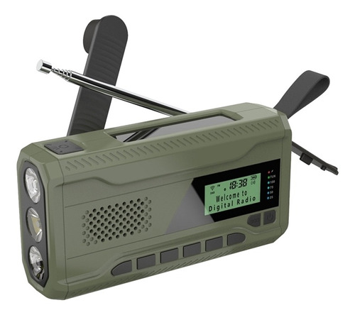 Radio De Emergencia Bluetooth Dab/fm, Batería Integrada De 4