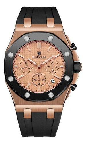 Reloj Cronógrafo Kimsdun 1224bq Fashiona Con Calendario