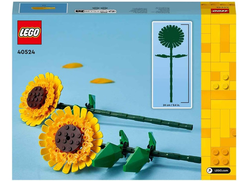 Kit De Construccion Lego Diseno De 2 Girasoles 191 Piezas