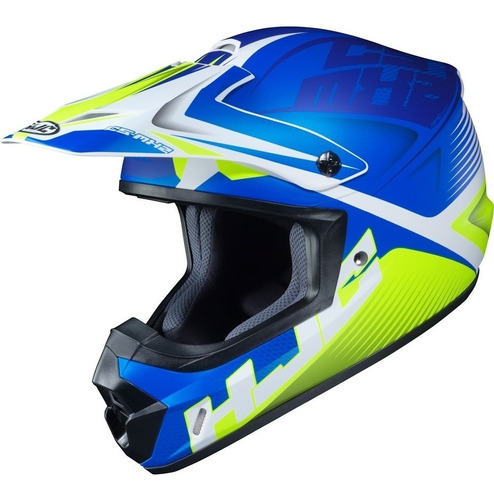 Hjc Casco Motocross Cs-mx Ellusion Mc2 Azul Mate 