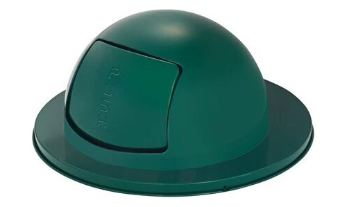 Tapa Verde En Forma De Domo Para Contenedor Marca Rubbermaid