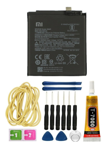 Kit Bateria Xiaomi Note 10 Lite Bm4r + Ferramentas