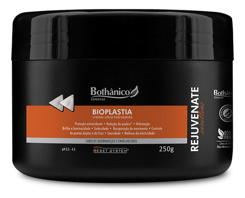 Máscara Bioplastia Rejuvenate Bothanico Hair 250g