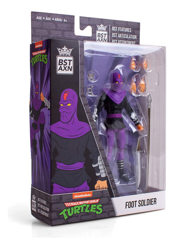 Foot Soldier Bst Axn Teenage Mutant Ninja Turtles Tmnt (Usado)