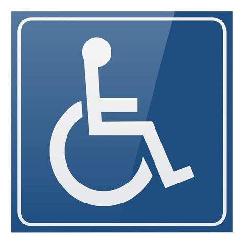 (b) Letrero De 3 Pies Con Acceso Para Discapacitados O Disca