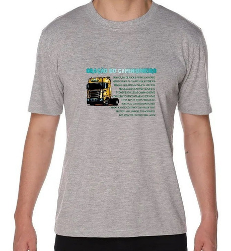 Camiseta Para Caminhoneiro - Oração Do Caminhoneiro