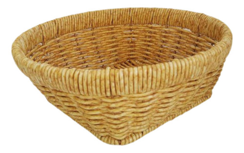 Cesta De Comida Apilable, Cesta De Mimbre De Imitación, S