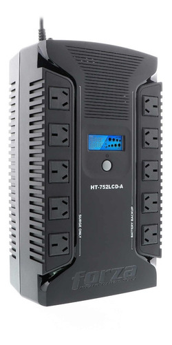 Imagen 4 de 6 de Ups Forza Ht Series Ht-752lcd-a 750va 220v 10 Tomas + 2 Usb
