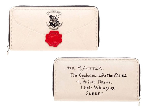 Billetera Carta Hogwarts. Harry Potter 