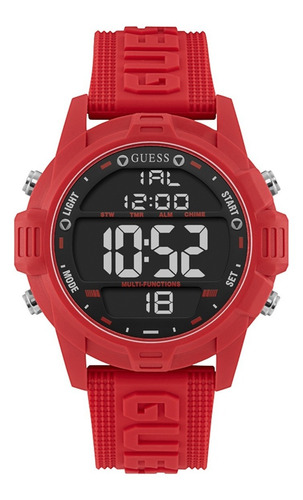 Reloj Para Hombre Guess Charge Color Rojo W1299g3
