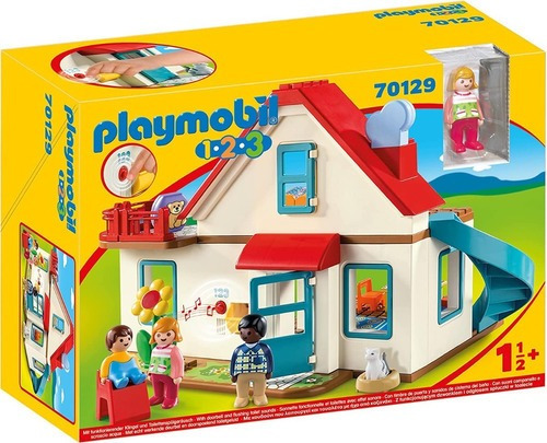 Juguete Playmobil 1.2.3 Casa Cocina Baño Dormitorio 1.5+ 33