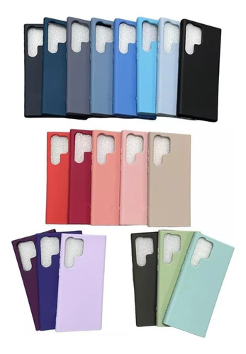 Funda Silicona Silicone Case Para Samsung S23 Ultra