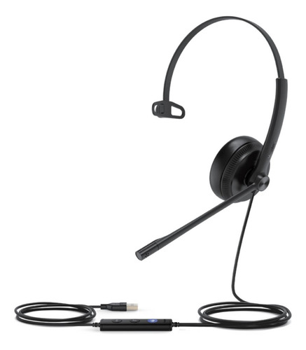 Auriculares Con Cable Yealink Uh34 Lite Mono Microfono Usb-a