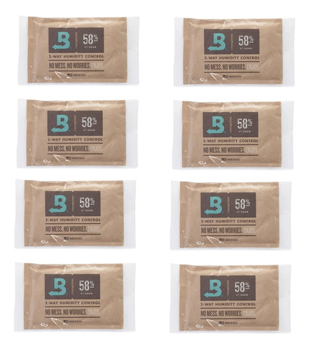 X8 Boveda 58% 67g Regulador Humedad Cosecha Curado Original