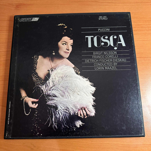 Disco Lp Puccini Tosca Corelli- Nilsson Caja 2 Discos