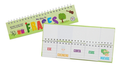 Libro Móvil Didáctico Para Aprender Armar Frases Para Niños